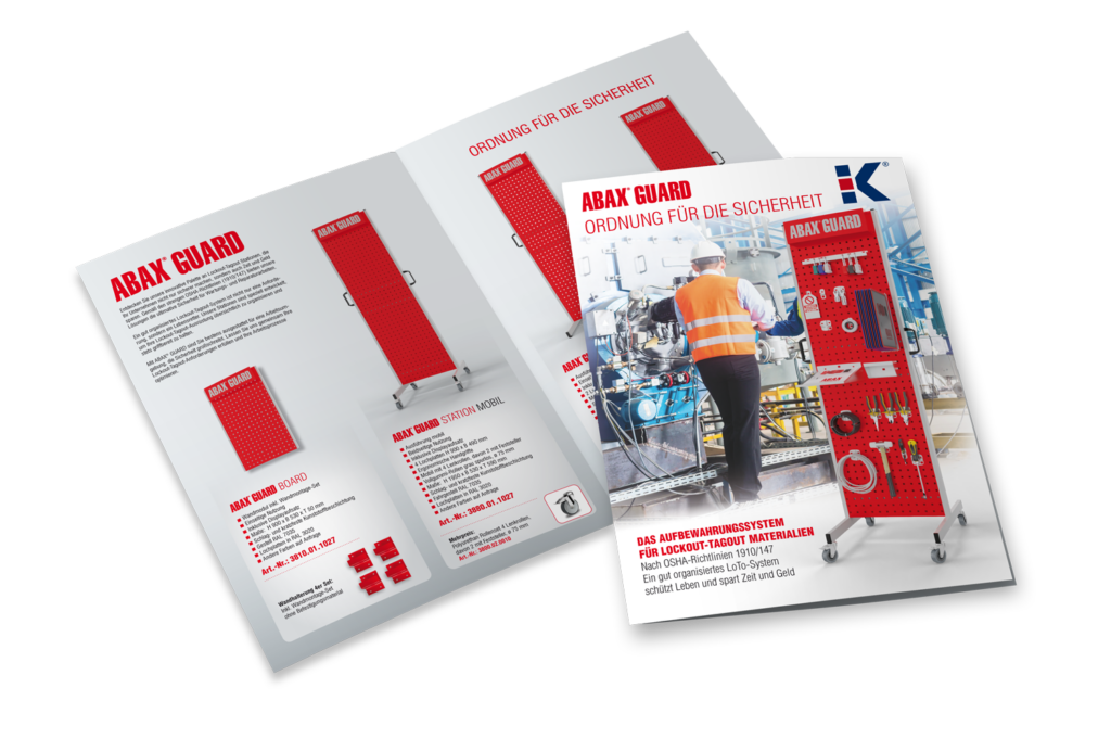 Prospekt ABAX® Guard ABAX® Guard Lockout-Tagout Stationen (LoTo-Stationen